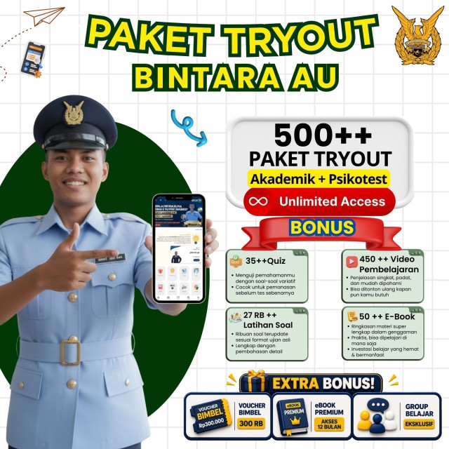 paket-belajar-online-bintara-au-2026-spesial-aplikasi-cat-bintara-au