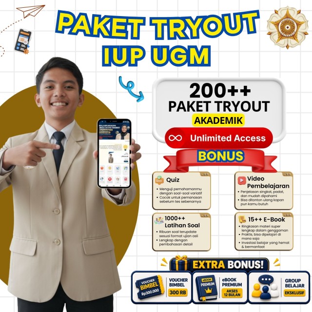 PAKET TRYOUT IUP UGM
