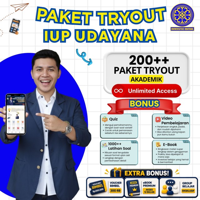 PAKET TRYOUT IUP UDAYANA