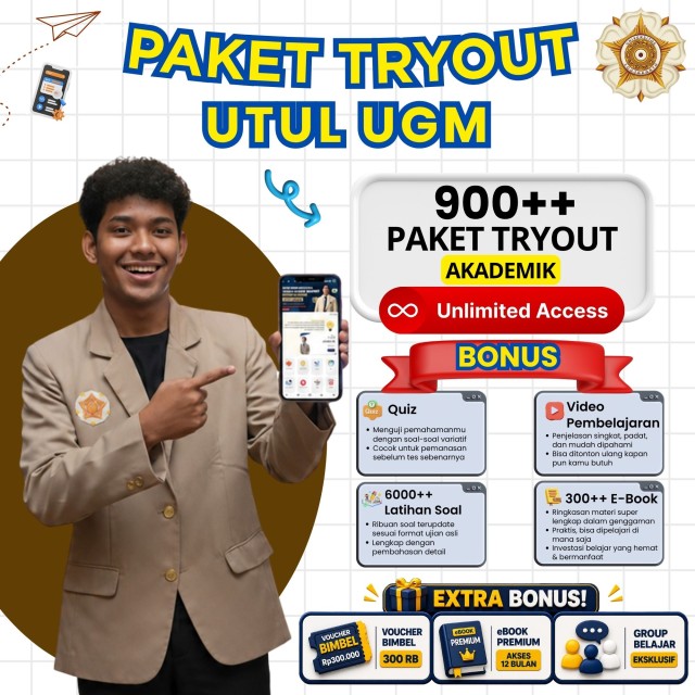PAKET TRYOUT UTUL UGM 2026