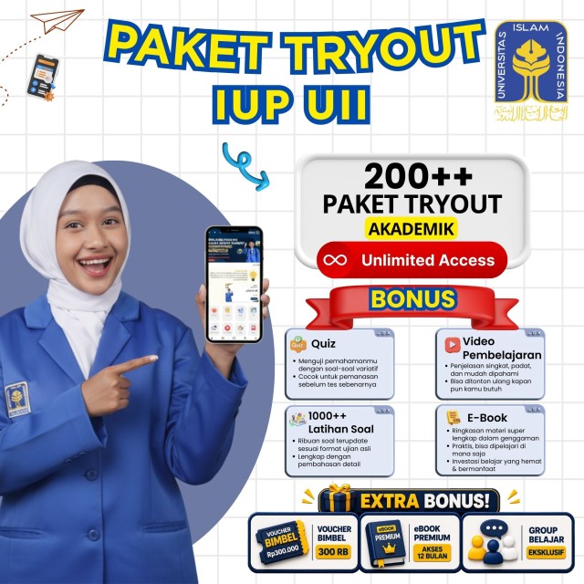 PAKET TRYOUT IUP UII