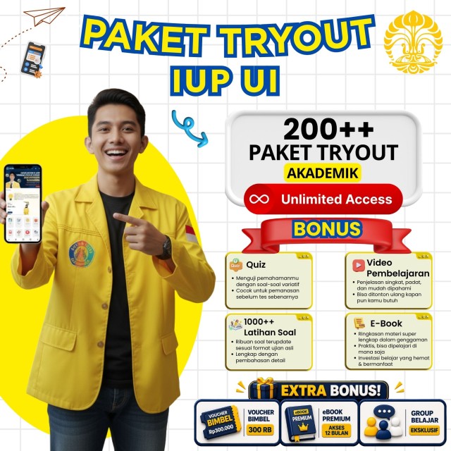 PAKET TRYOUT IUP UI