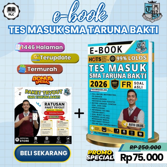 EBOOK TES MASUK SMA TARUNA BAKTI