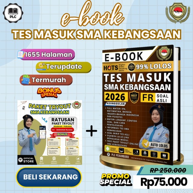 EBOOK TES MASUK SMA KEBANGSAAN