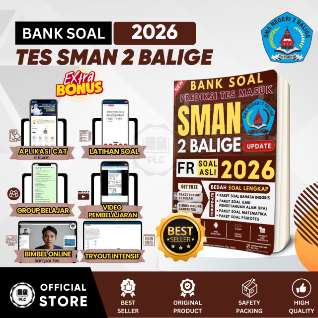 Buku Tes Masuk SMAN 2 Balige 2026/2027