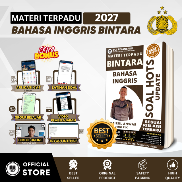 Buku Materi dan Bank Soal Tes Pengetahuan Umum Bintara Polri 2026/2027