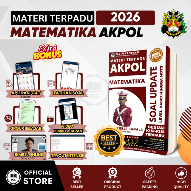 Buku Tes AKPOL Matematika Terbaru Auto Lulus Persiapan POLRI 2026