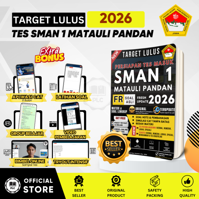 Buku Tes SMAN 1 Matauli Pandan 2026/2027