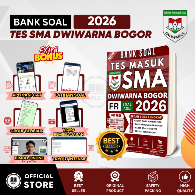 Buku Tes SMA Dwiwarna Bogor 2026/2027