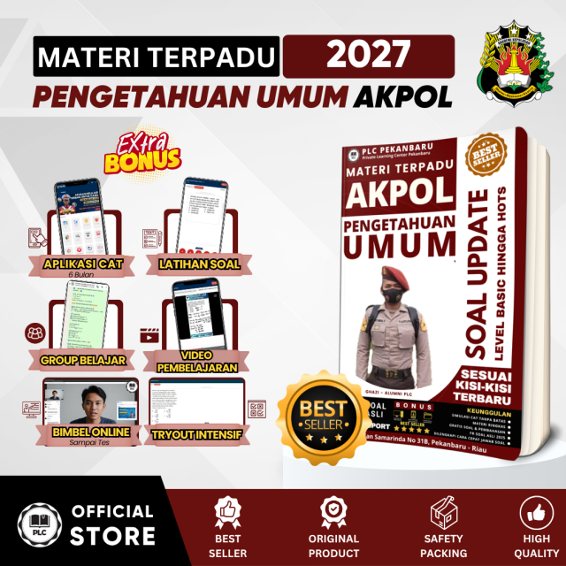 Buku Tes PU AKPOL- Materi dan Bank Soal Tes Pengetahuan Umum Akpol 2026/2027