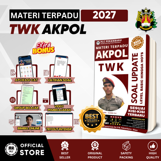 Buku Tes TWK AKPOL- Materi dan Bank Soal Tes TWK Akpol 2026/2027