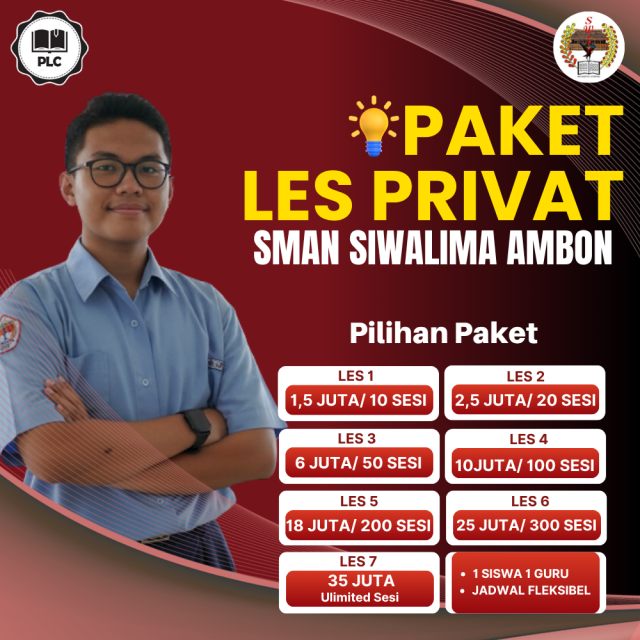 PAKET LES PRIVAT SMAN SIWALIMA AMBON