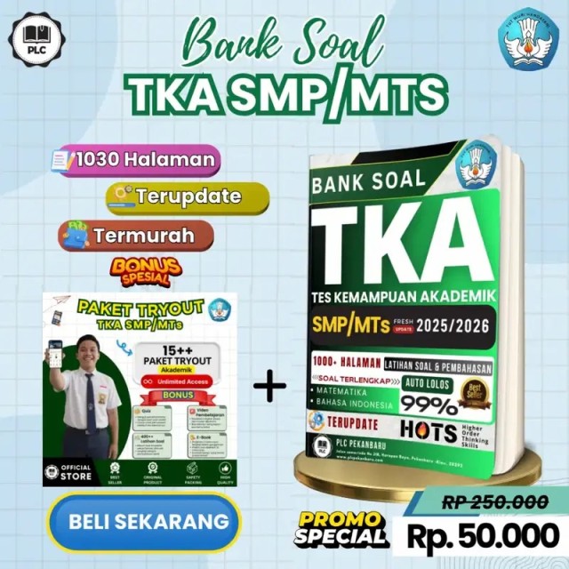 E-BOOK BANK SOAL TKA SMP/MTS