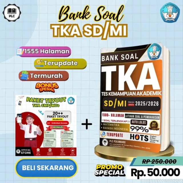 E-BOOK BANK SOAL TKA SD/MI
