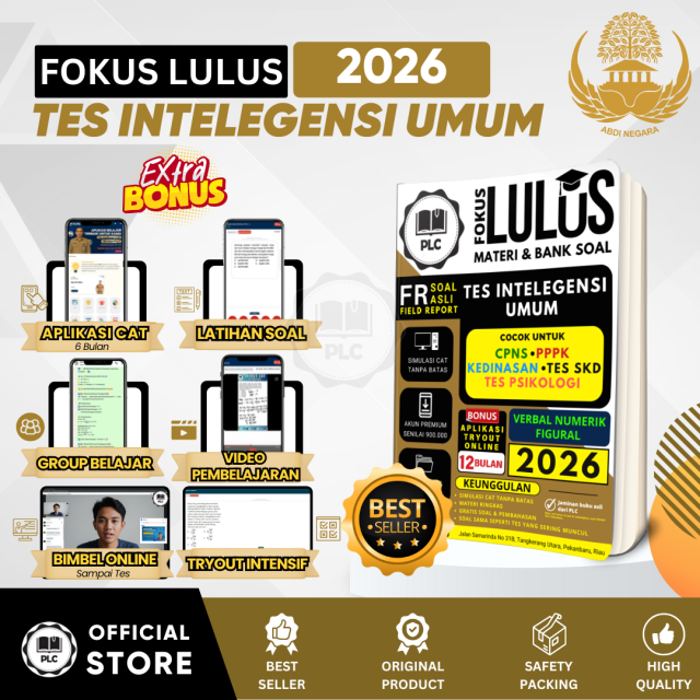 Buku SKD 2026 - Materi & Bank Spesial TIU Persiapan Tes SKD 2026