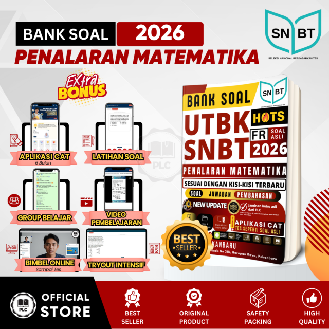 Buku UTBK 2026 - Bank Soal Penalaran Matematika Persiapan Tes UTBK SNBT 2026
