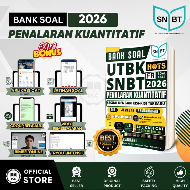 Buku UTBK 2026 - Bank Soal Penalaran Kuantitatif UTBK SNBT 2026