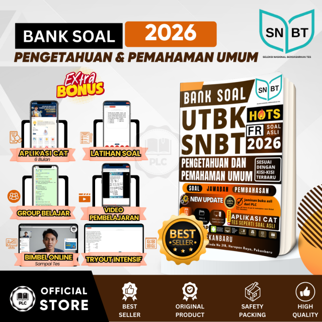 Buku UTBK 2026 - Bank Soal Pengetahuan & Pemahaman Umum UTBK SNBT 2026